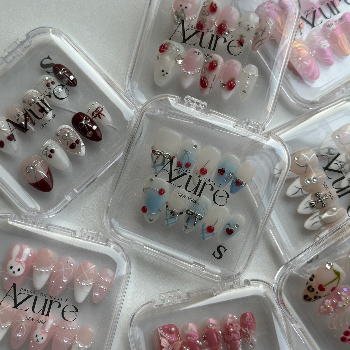 All Products Azure Press On Nails