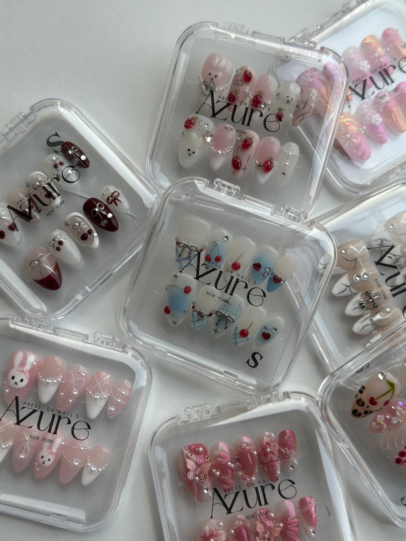All Products Azure Press On Nails